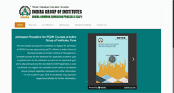 Desktop Screenshot of icap.indiraedu.com
