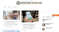 Desktop Screenshot of blog.indiraedu.com